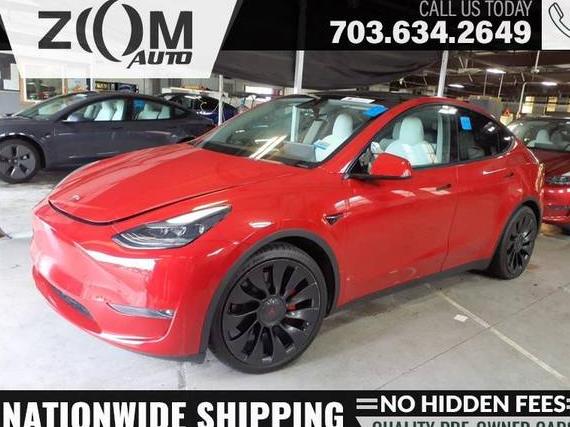 TESLA MODEL Y 2022 7SAYGDEF0NF542648 image